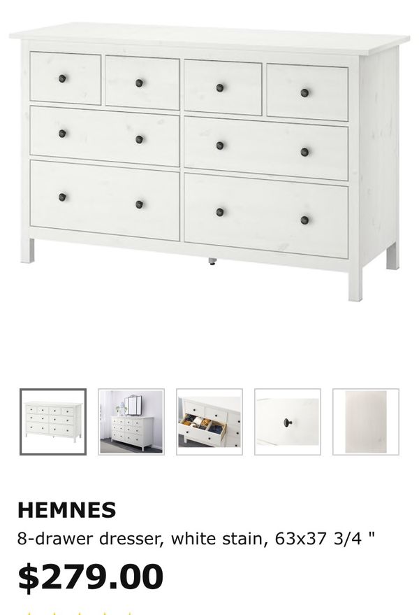 IKEA Hemnes 8 drawer dresser for Sale in Seattle, WA OfferUp