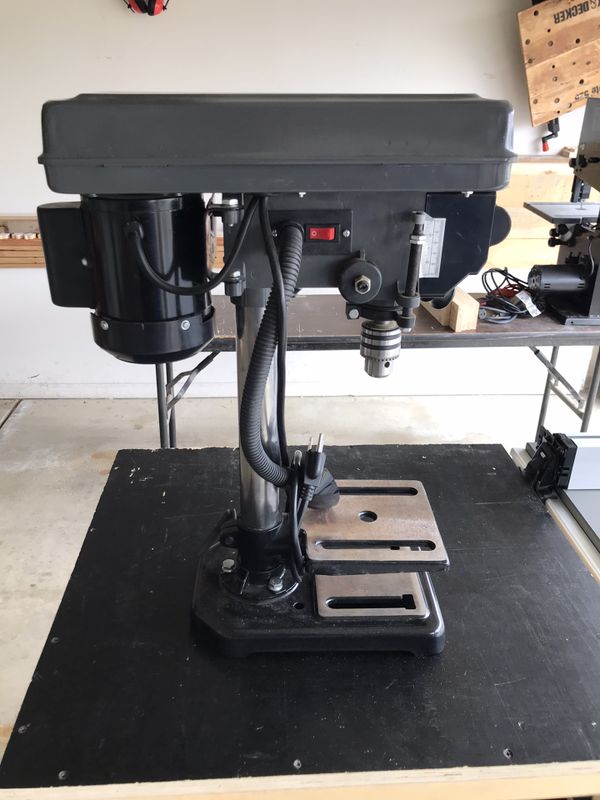 Central Machinery Speed Benchtop Drill Press With Built In Work Light For Sale In Bartlett IL