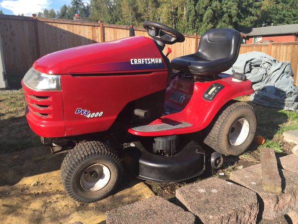 Craftsman DYT 4000! Riding lawn mower! for Sale in Kent, WA - OfferUp