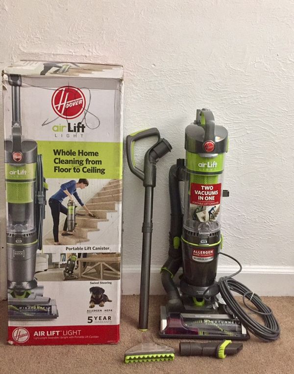 Hoover Air Lift Light Bagless Upright Vacuum and Canister Vacuum Cleaner Combo for Sale in