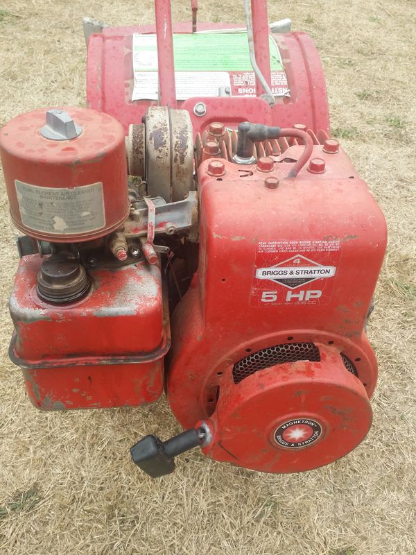 Troy-Bilt Pony 5hp Rototiller with Furrower/Hiller/Plow Attachment for ...