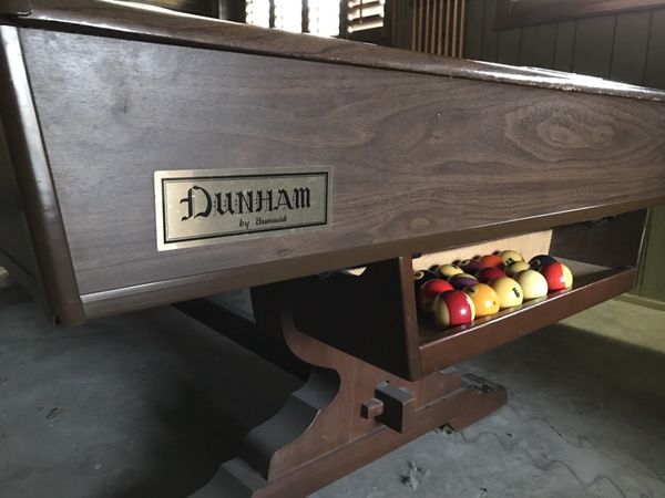 Brunswick Dunham Antique Pool Table For Sale In Burbank Ca Offerup