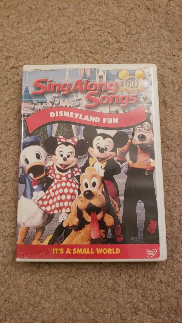 1990's Sing Along Songs Disneyland Fun DVD for Sale in Arlington, VA ...