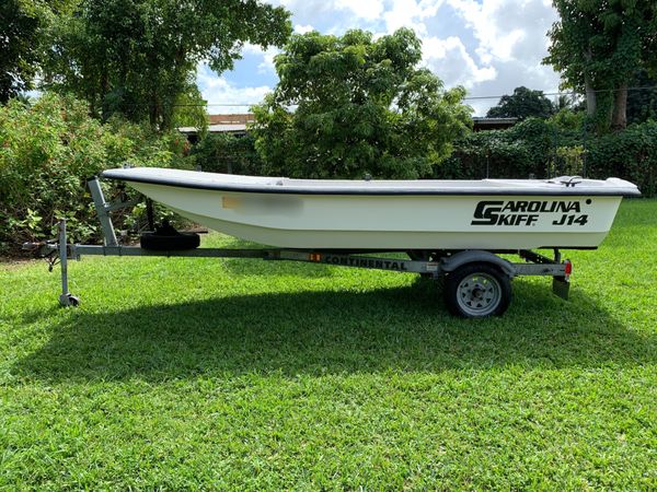 2007 carolina skiff j14 / continental trailer for sale in