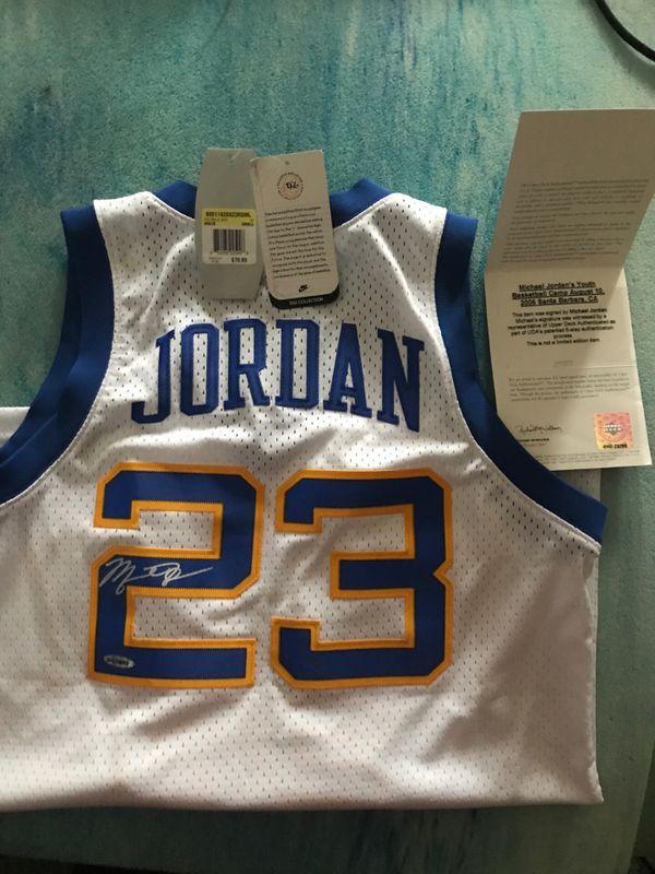 *AUTHENTIC* Signed Michael Jordan High School Jersey!! for Sale in