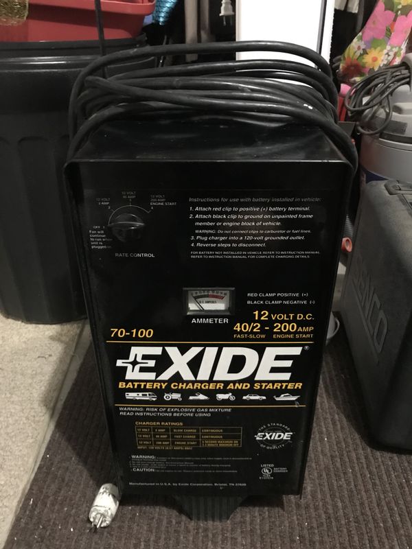 Exide Battery Charger/Starter 70-100 for Sale in Murrieta, CA - OfferUp