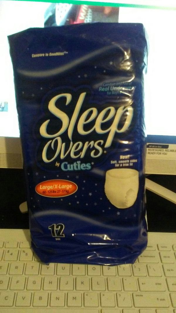 Sleep over Pull Ups. 5.00 percase (6 packs 12 in a packs for Sale in
