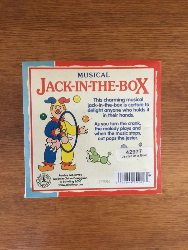 schylling jack in the box jester