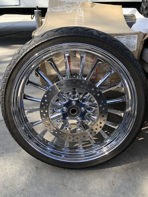 Harley Davidson brand new condition PM billet wheels for Sale in Los