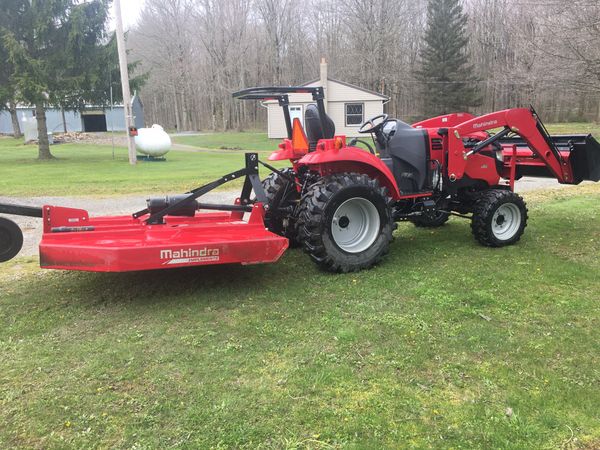 Mahindra 1533 tractor loader brush hog for Sale in Orwell, OH - OfferUp