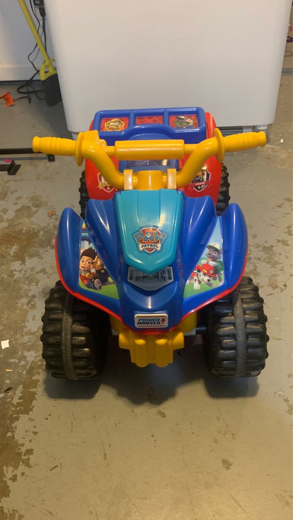 paw patrol chase power wheels