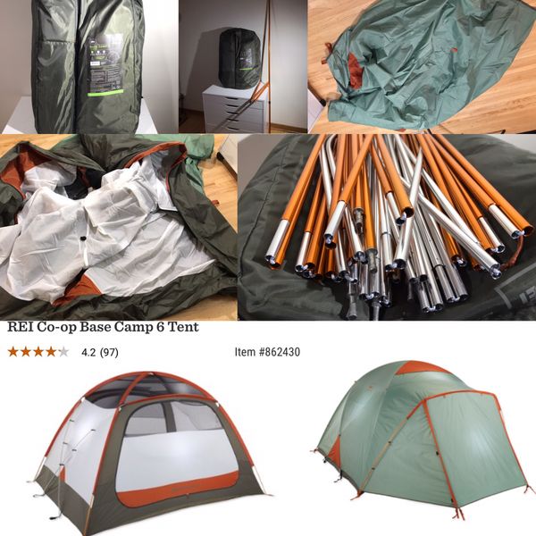 rei base camp 4 tent