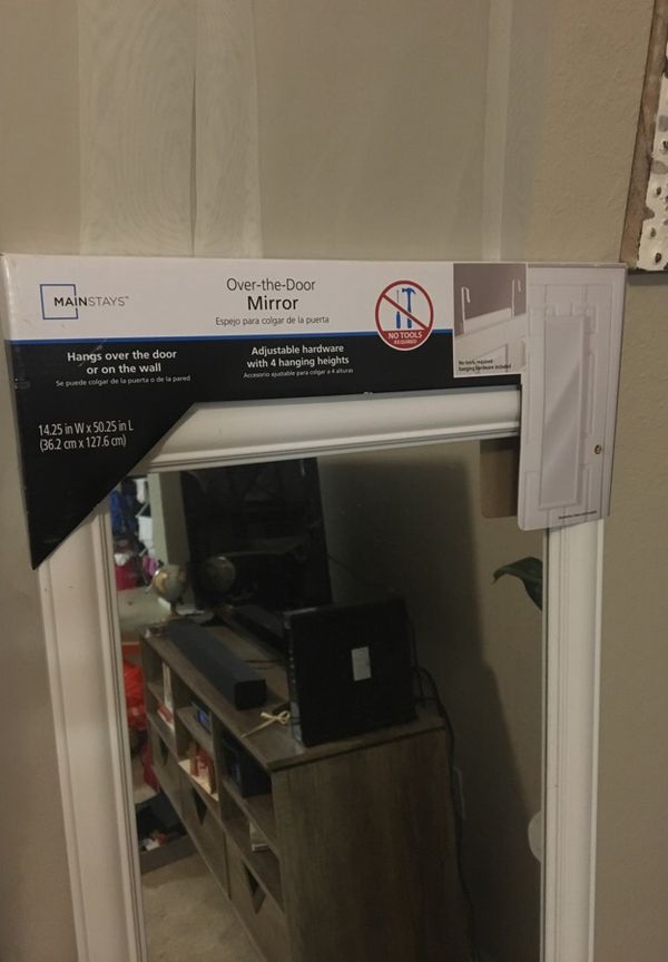 Over The Door Mirror White For Sale In Tampa Fl Offerup