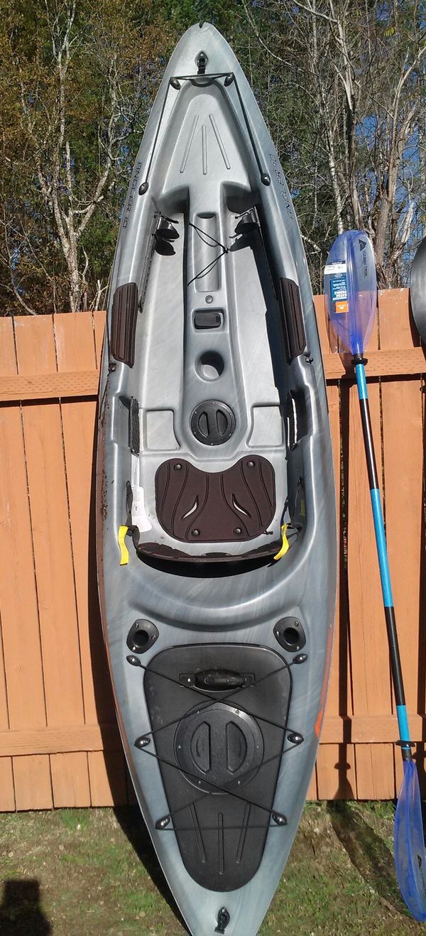 Ozark Trail 10' Angler Kayak Swirl Grey Sit on top Style