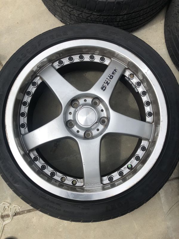 5x114 5zigen 5ZR Japanese wheels 18x7 1/2 +42 for Sale in Chino Hills