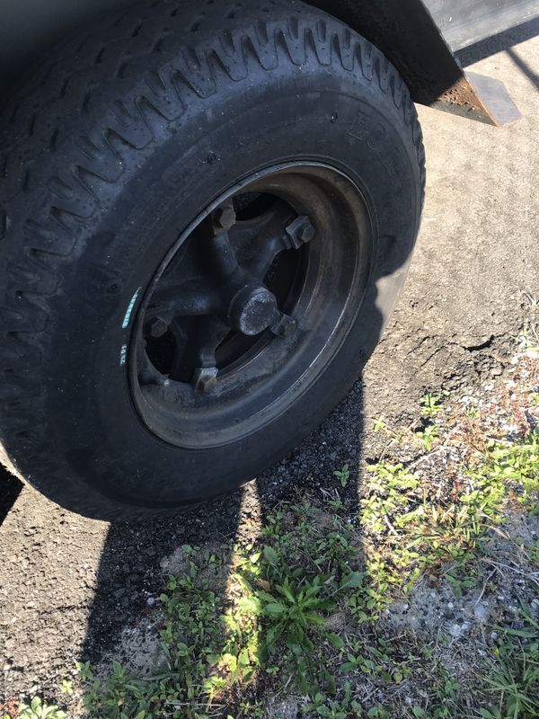 Trailer wheels rims tires mobile home axle type for Sale in Davenport