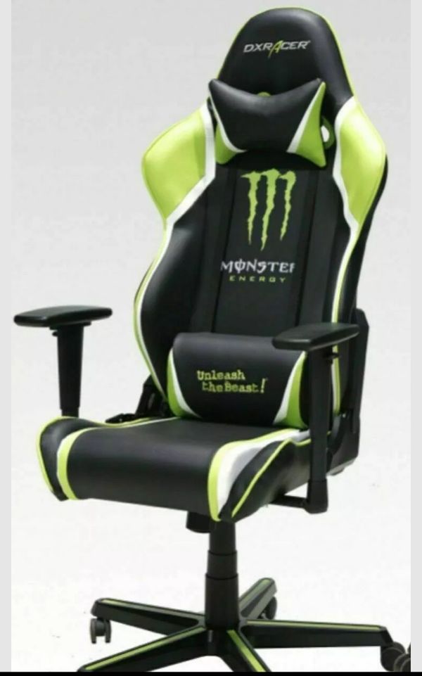 Monster Energy DX Racer Computer Gaming Chair - Unlock The Vault for