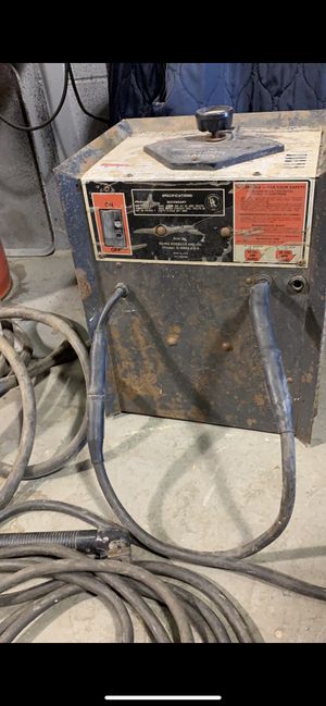 old general electric 200 amp arc welder wisconsin engine