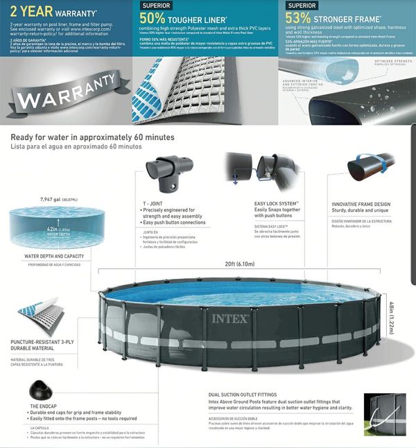 intex xtr pool 20 x 48