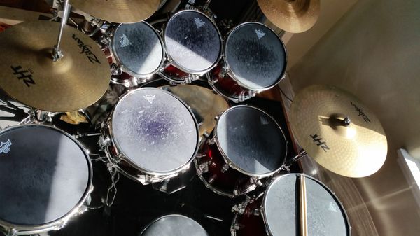 Pdp X7 Maple Drum Kit Matching Heads Lots Of Goodies For Sale In Durham Nc Offerup - pdp x7 drums roblox