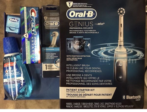 oral b electric toothbrush starter kit