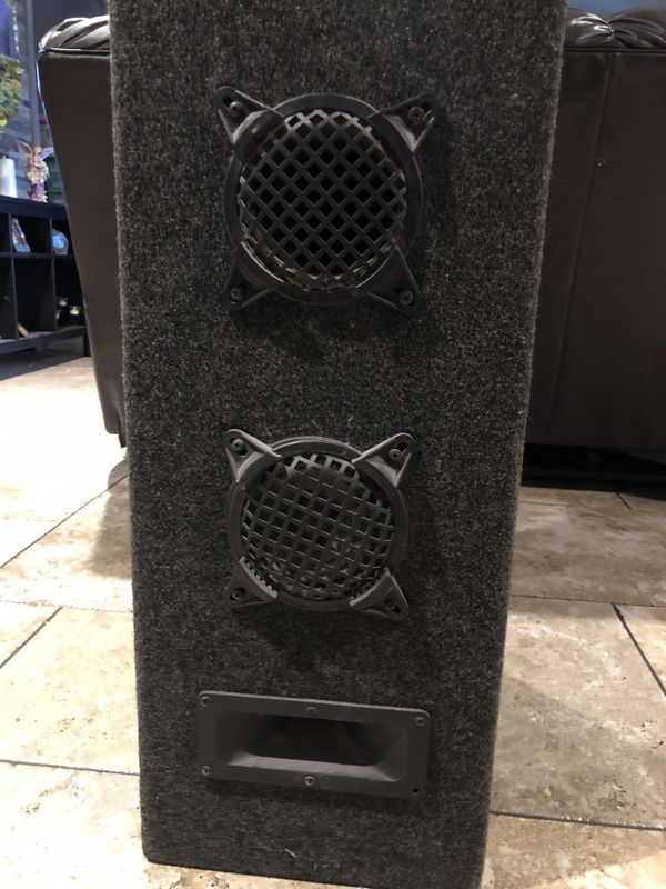 Pair HUGE Welton Carpeted Pro Studio 15'' Woofer Ps29r1 Home Stereo