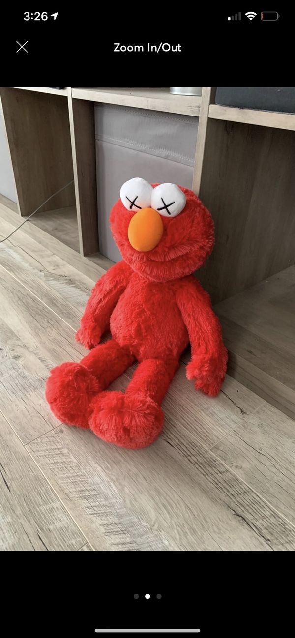 elmo and kaws