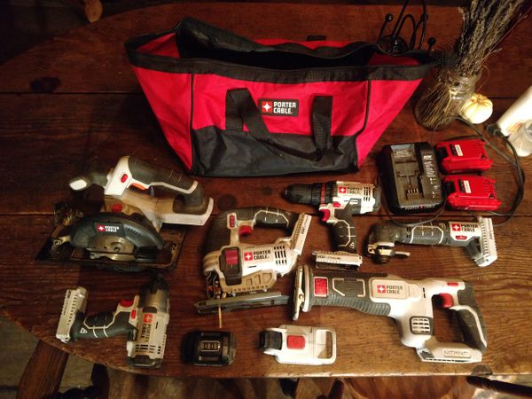Porter Cable 20V MAX Li-ion 8 Piece Power Tool Combo Kit for Sale in Sedro-Woolley, WA - OfferUp