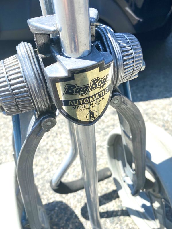 Bag Boy Golf Cart Industry Best Bag Boy, Vintage Automatic Aluminum