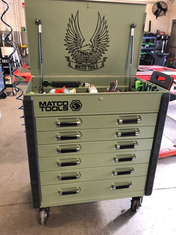 Matco green toolbox Clearance