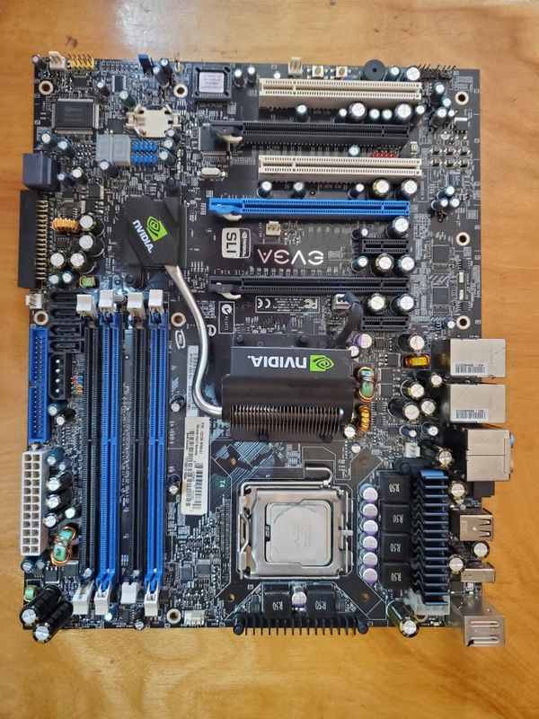 Motherboard + CPU! NVIDIA nForce 680i SLI LT Motherboard and Intel core