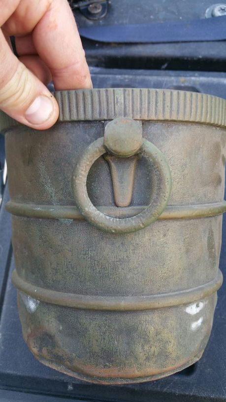 Antique copper/brass pot great makers marks for Sale in Monrovia, CA ...