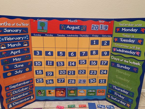 Magnetic Calendar from Lakeshore for Sale in San Diego, CA - OfferUp