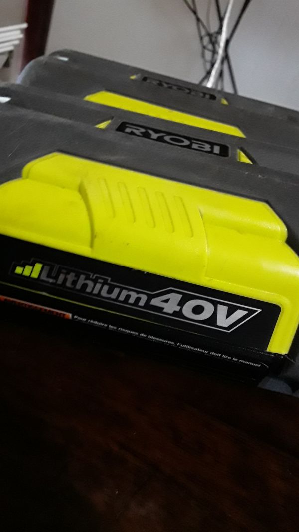 Ryobi 40V batteries for Sale in Modesto, CA OfferUp
