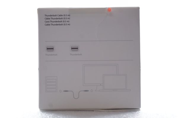 USED Genuine Apple Thunderbolt Cable 0.5m MD862LL//A Model A1410 White