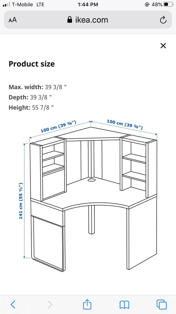 Ikea Micke Corner Workstation Dimensions Best Design Idea