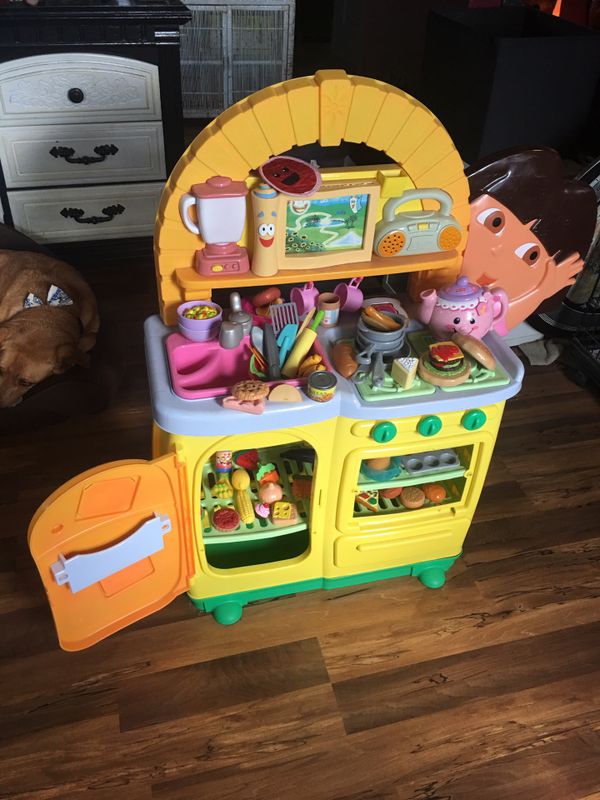 fisher price dora talking kitchen