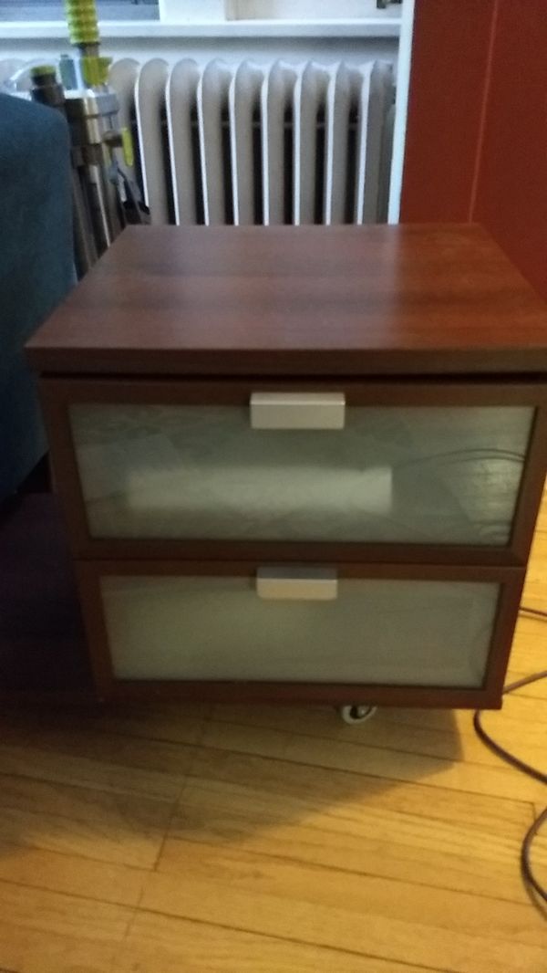 Ikea brand two drawer side table. for Sale in Minneapolis, MN - OfferUp