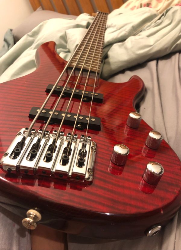 Brownsville New York 5 string electric bass guitar for Sale in Chicago