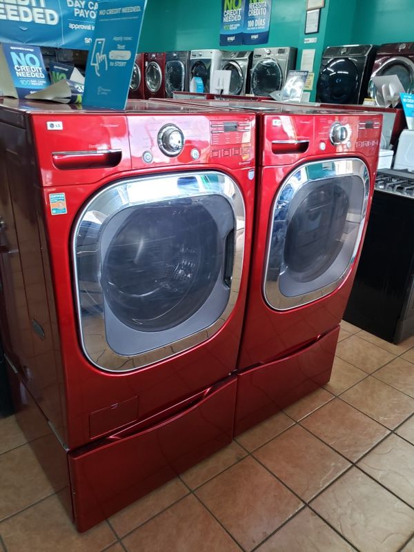 Lg Washer and Dryer red for Sale in Los Angeles, CA OfferUp