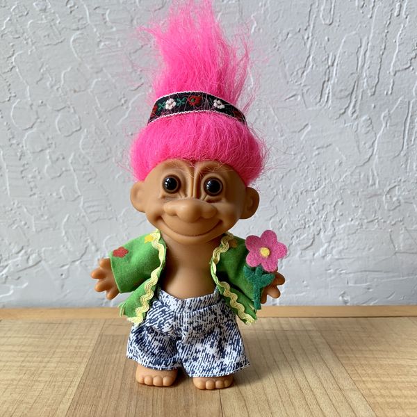 RARE Russ Flower Power Hippie Troll Doll Collectable Toy for Sale in ...