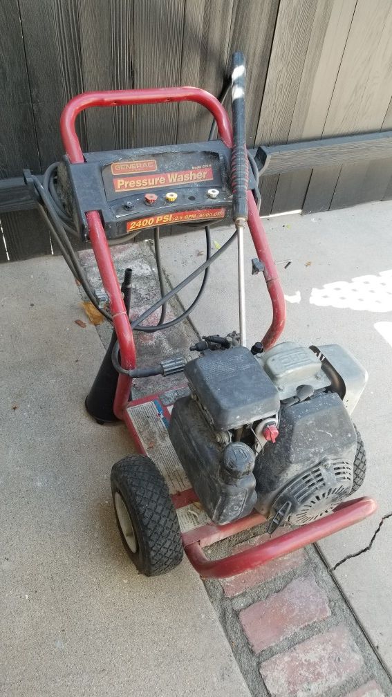 Pressure Washer - Generac Model G24H 2400 PSI for Sale in Los Angeles ...