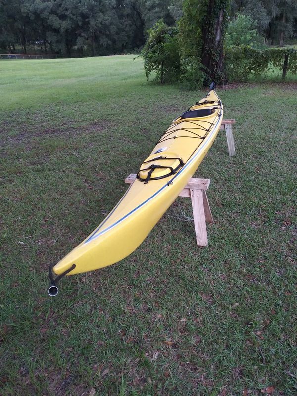 17' Fishing/Touring Aquaterra Sea Lion sitin Kayak with Rudder for