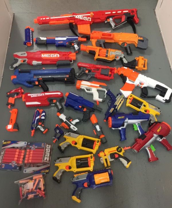 most bullets nerf gun
