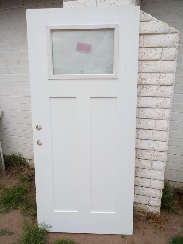 Exterior doors metal with dual glass for Sale in Phoenix
