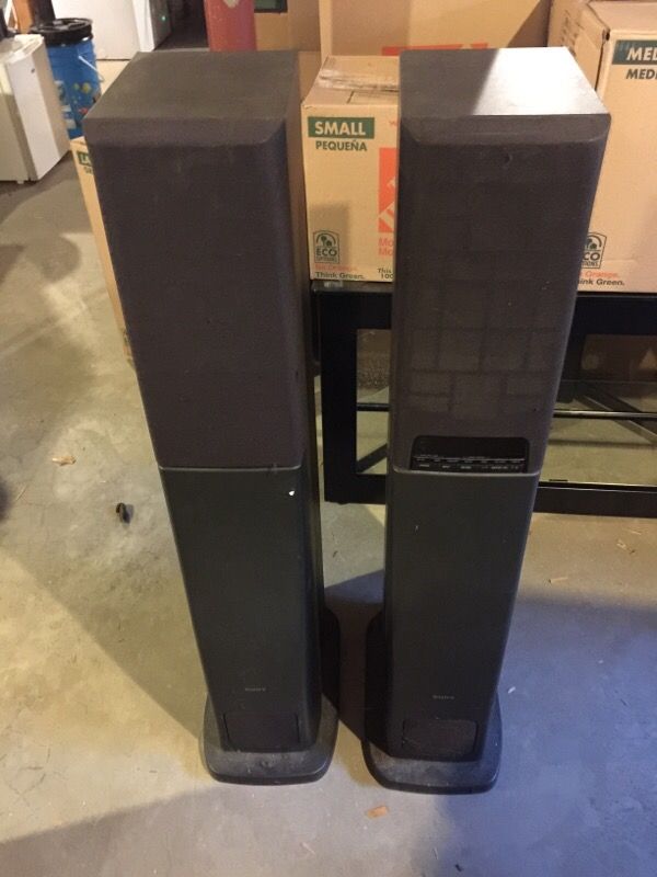 SONY SAVA1 Powered Surround tower speakers. for Sale in Gilberts, IL OfferUp