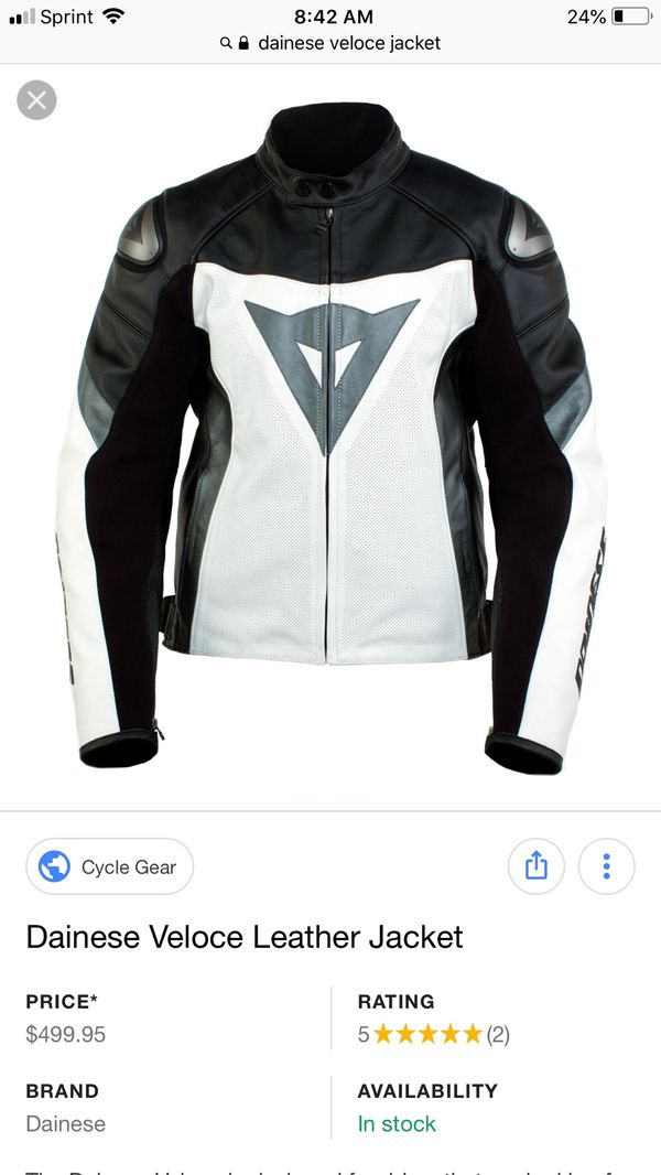 dainese veloce leather jacket