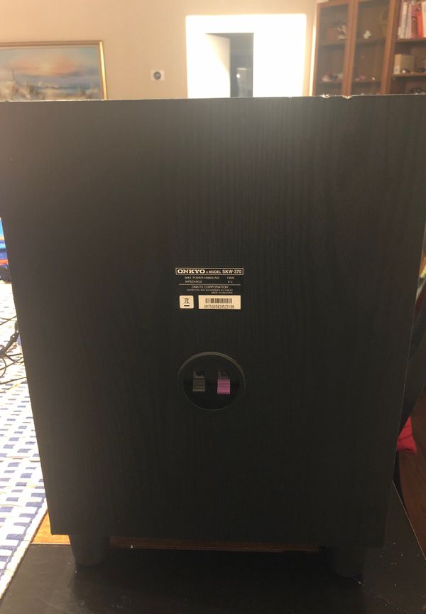 Onkyo SKW-370 subwoofer for Sale in Naperville, IL - OfferUp