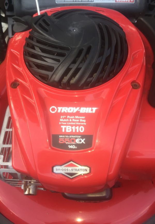 Troy-Bilt TB110 21” Push Mower With Briggs & Stratton 550EX 140cc Motor ...