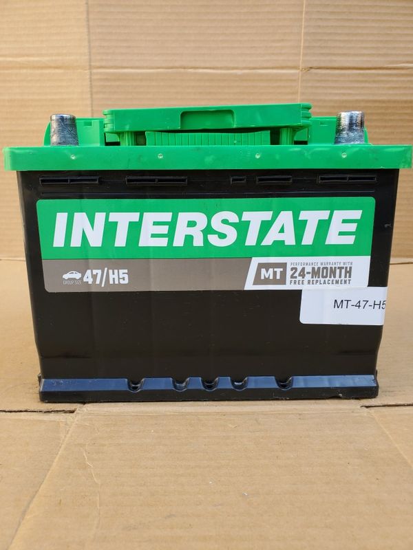 Car Battery Group Size 47/H5 Interstate 2019- $60 With Core Exchange ...